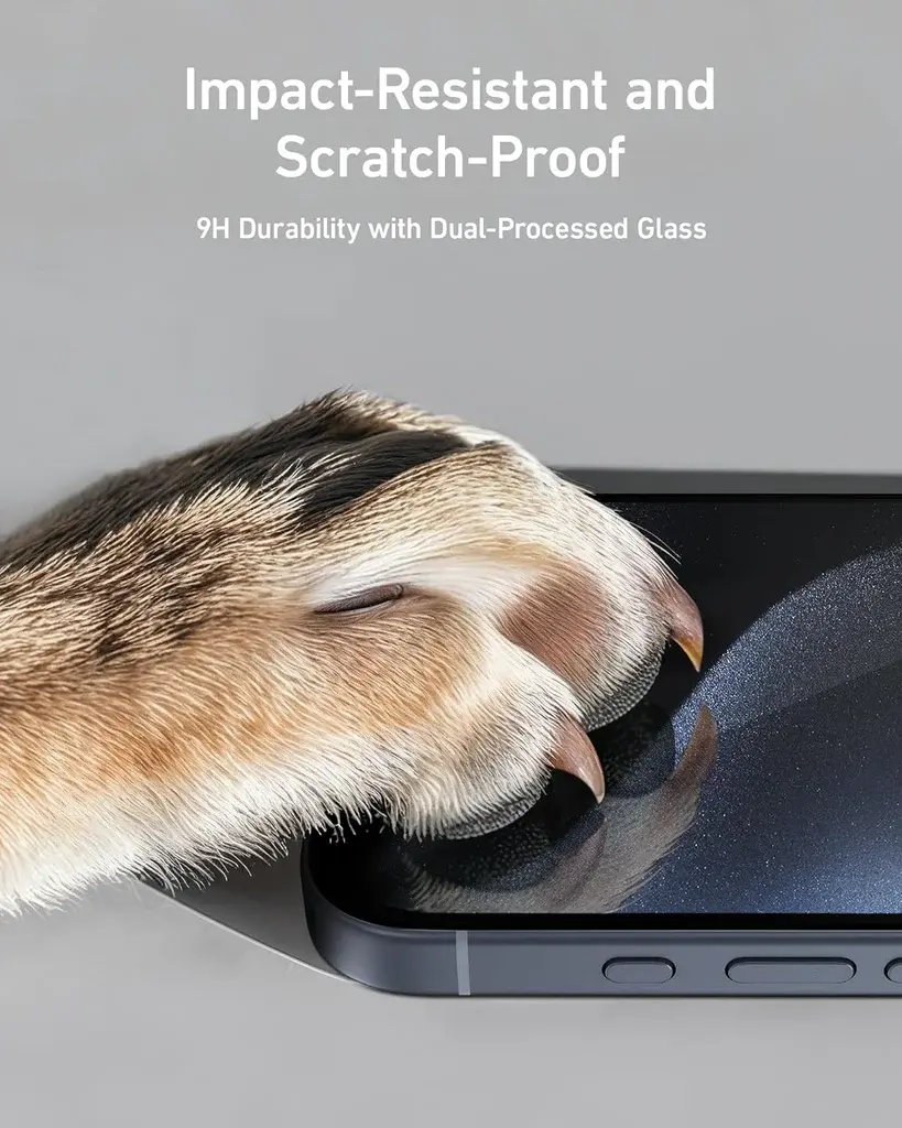 Anker Screen Printing High Definition Mobile Phone Tempered Kit for iPhone 16 Pro - Clear