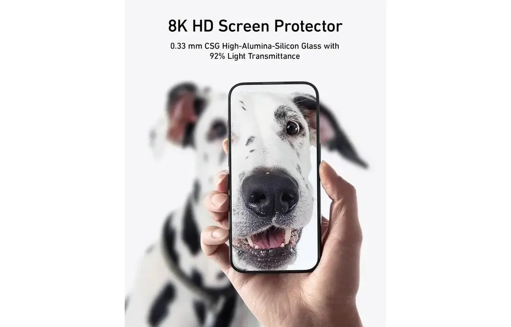 Anker Screen Printing High Definition Mobile Phone Tempered Kit for iPhone 16 Pro - Clear