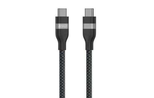 Anker USB-C to USB-C Cable 240W Upcycled Braided 3ft/0.9m - Black