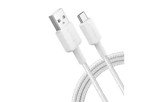 Anker Durable Braided Nylon USB-A To USB-C Cable 6ft/1.8m -  White