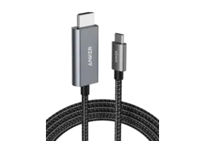 Anker Powerline USB-C to HDMI Nylon Braided Cable 6ft/1.8m - Black
