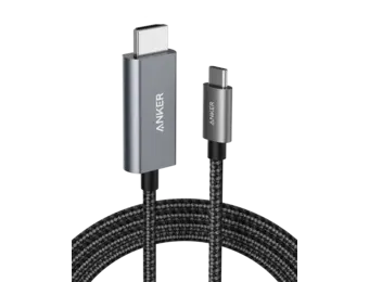 Anker Powerline USB-C to HDMI Nylon Braided Cable 6ft/1.8m - Black