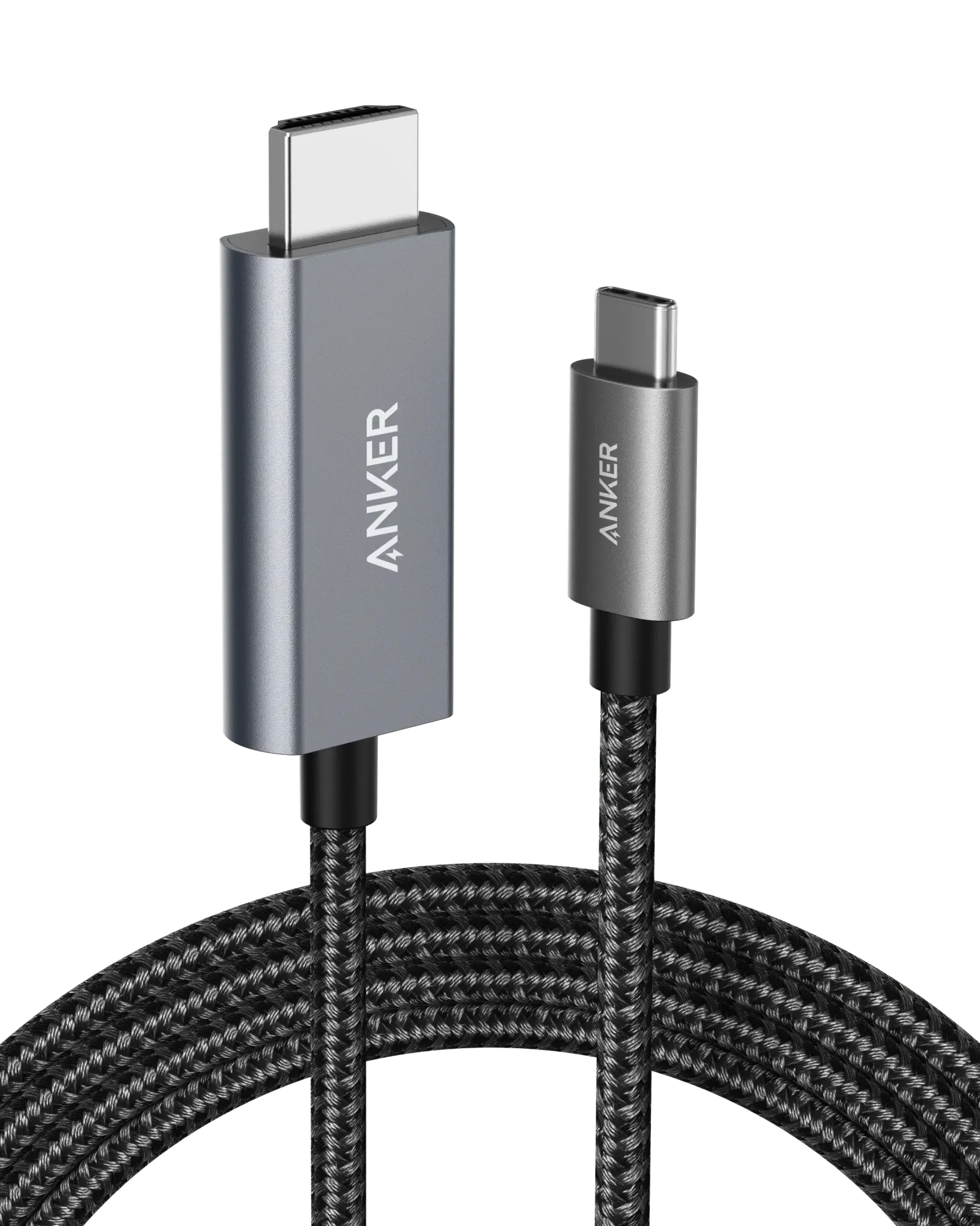 Anker Powerline USB-C to HDMI Nylon Braided Cable 6ft/1.8m - Black