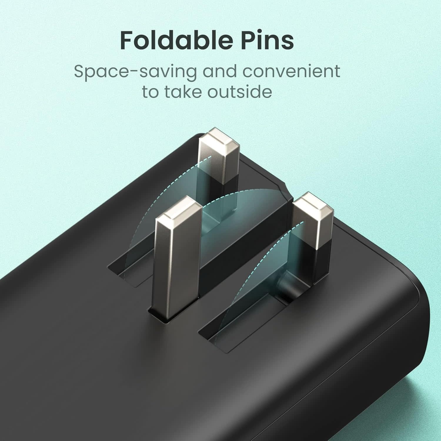 RAVPower 2 in 1 with AC Adapter Power Bank PD 20W 10000mAh  - Black