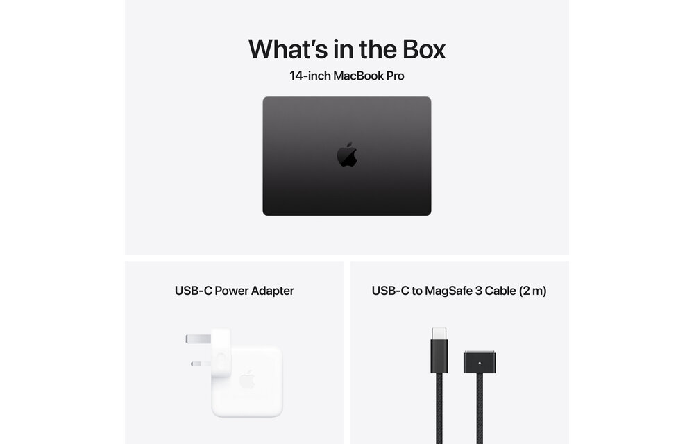 Apple MacBook Pro 14" inch M4 Max chip with 14‑core CPU and 32‑core GPU, 36GB/1TB SSD - Space Black