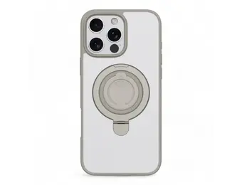 Devia Delight Series Magnetic Case with Bracket for iPhone 16 Pro max - Grey