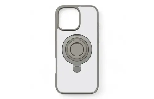 Devia Delight Series Magnetic Case with Bracket for iPhone 16 Pro max - Grey
