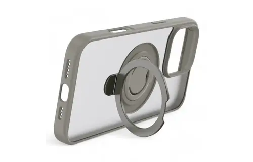 Devia Delight Series Magnetic Case with Bracket for iPhone 16 Pro max - Grey