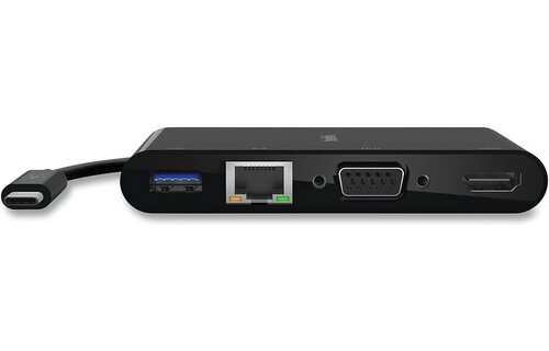 Belkin USB-C  4-IN-1 Core Hub 100W Gigabet Ethernet HDMI VGA USB-A - Black