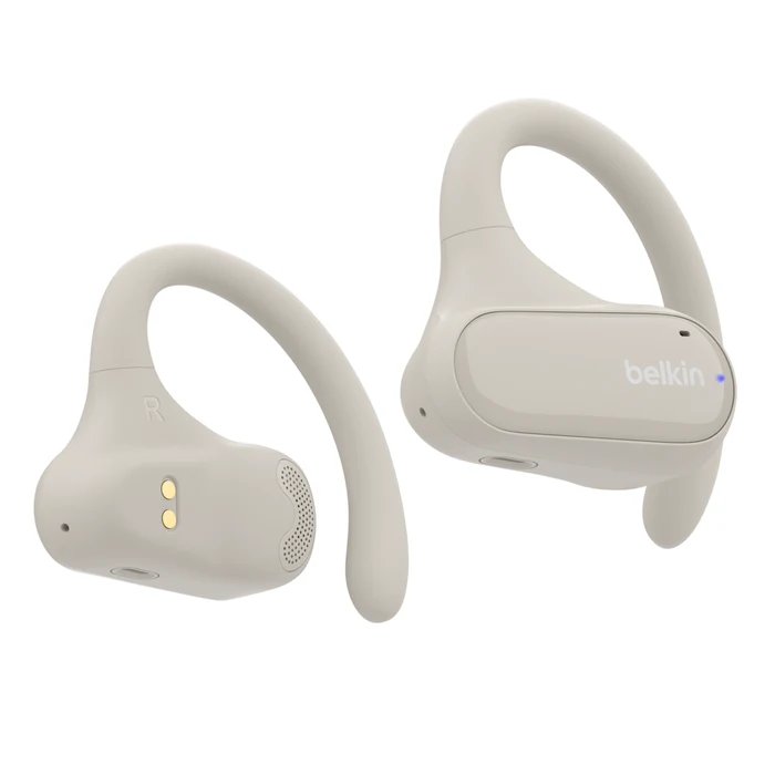 Belkin SoundForm Clear Fit Open-Ear Wireless Earbuds - White