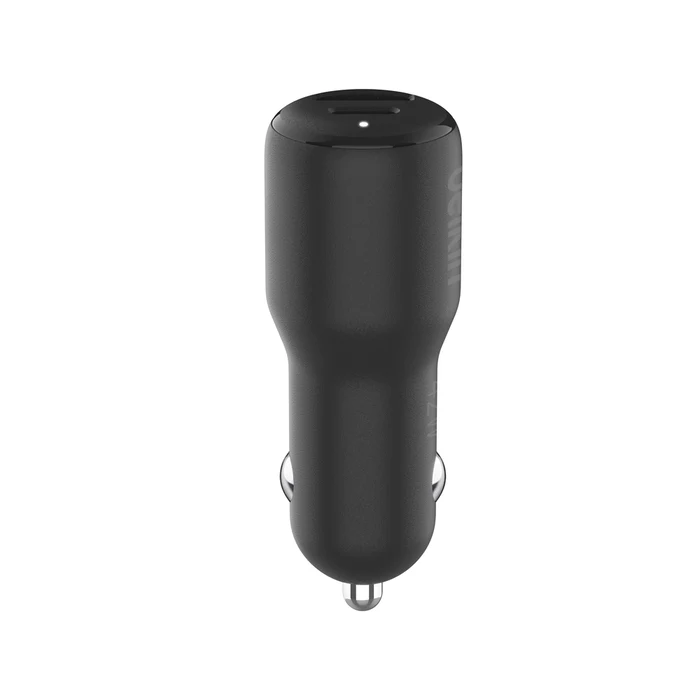 Belkin BoostCharge Dual Car Charger 42W USB-C + USB-A - Black