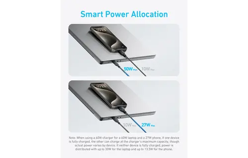 Anker 2-in-1 USB C to USB C Cable 4ft 140W - Black