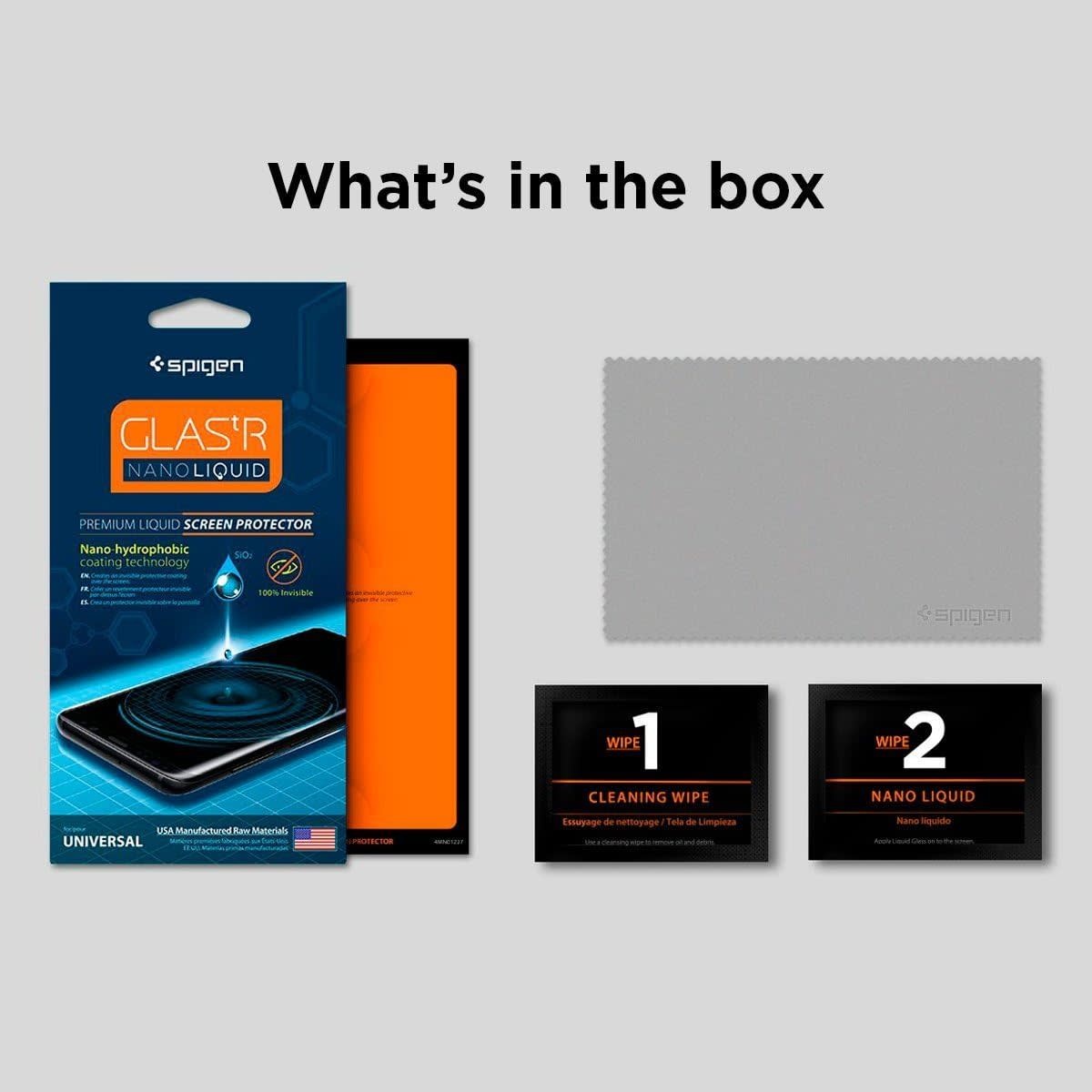 SPIGEN GLASS TR NANO LIQUID UNIVERSAL SCREEN PROTECTION