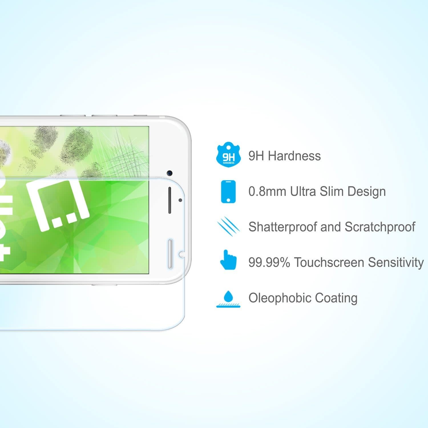 CELLET PREMIUM TEMPERED GLASS SCREEN PROTECTOR FOR IPHONE 7/8/SE - PRIVACY