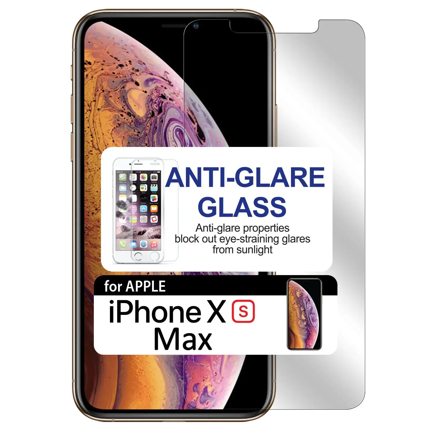 Cellet Glass Screen Protector for iPhone Xs Max/11 Pro Max - Anti Glare Clear