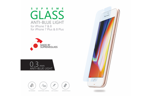 AmazingThing Supreme Glass for iPhone 4.7" 7/8/SE - Clear Anti Blue Light