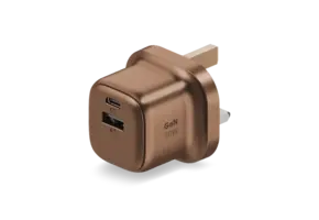 Momax 1 Charge 2 Port Gan Charger 30W - Desert Titanium