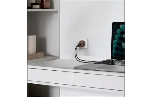 Momax 1 Charge 2 Port Gan Charger 30W - Desert Titanium