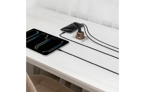 Momax 1 Charge 2 Port Gan Charger 30W - Desert Titanium