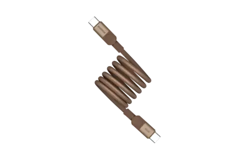 Momax MagLink Magnetic USB-C to USB-C 60W Cable 1M - Desert Titanium