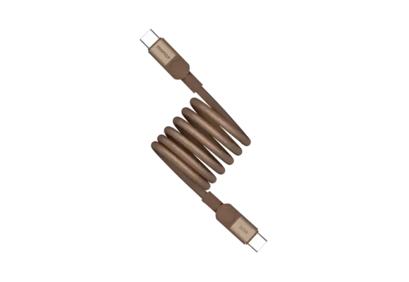 Momax MagLink Magnetic USB-C to USB-C 60W Cable 1M - Desert Titanium