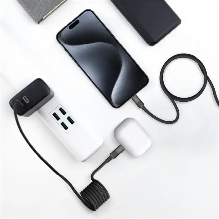 Momax MagLink Magnetic USB-C to USB-C 60W Cable 1M - Black