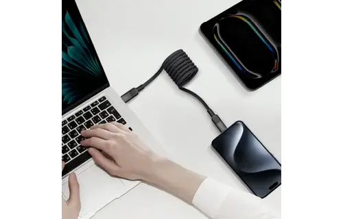 Momax MagLink Magnetic USB-C to USB-C 60W Cable 1M - Black