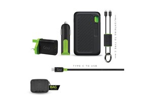 Goui SINGI 10, MINI 20, VIPER, LOCK Lightning To Type C, Type C to USB Cable, Cable, Bag Bundle