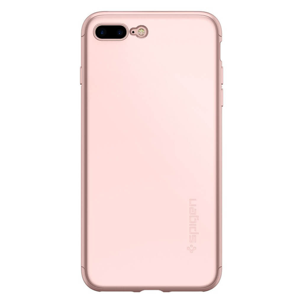 Spigen 360 Full Coverage Case with Glass Protector For iPhone 7/8 Plus - Rose Gold