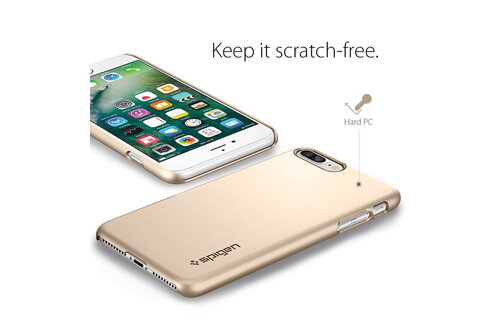 Spigen iPhone 7/8 Plus Case Thin Fit - Champagne Gold
