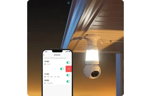 Imou Bulb Cam Smart Wireless Security Camera 5MP - White