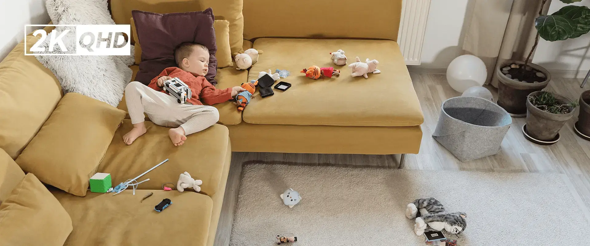 Imou Bulb Cam Smart Wireless Security Camera 5MP - White