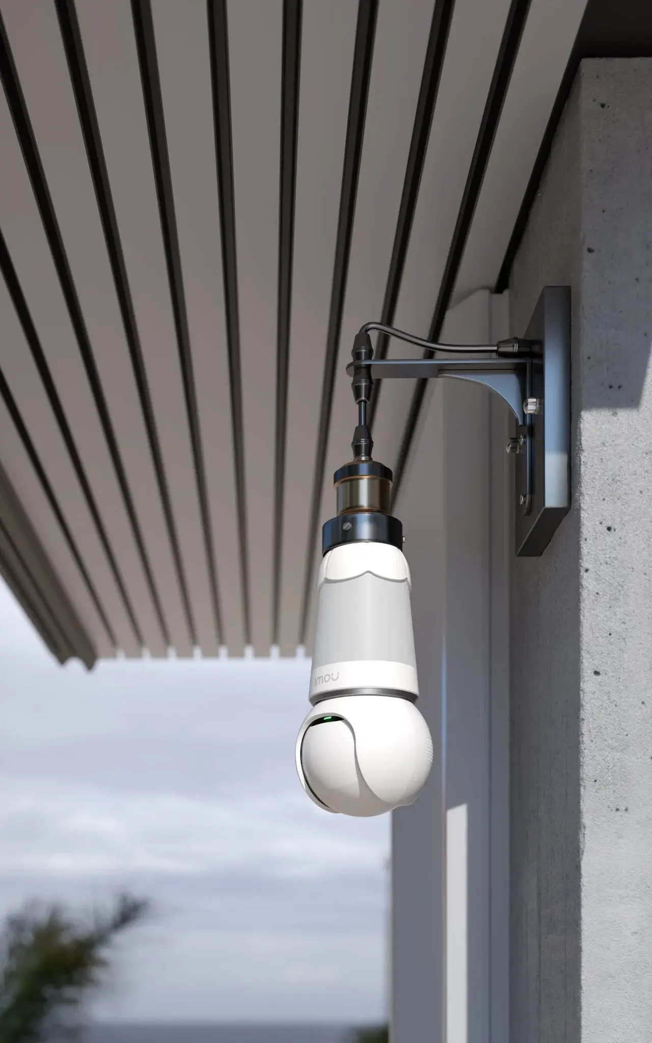 Imou Bulb Cam Smart Wireless Security Camera 5MP - White