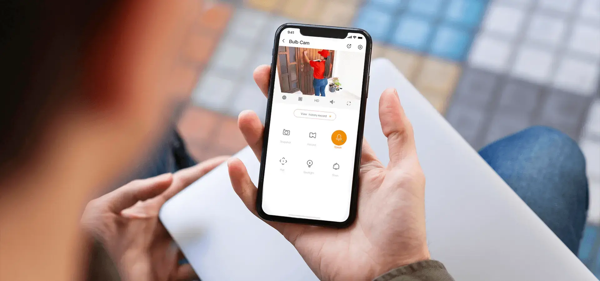 Imou Bulb Cam Smart Wireless Security Camera 5MP - White