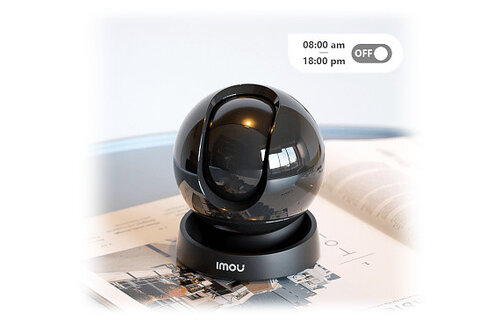 IMOU Rex 2D 5MP 3K Indoor WiFi Security Camera 360 Rotate Human Detection Smart Tracking Two Way Talk Night Vision Baby Monitor - Black
