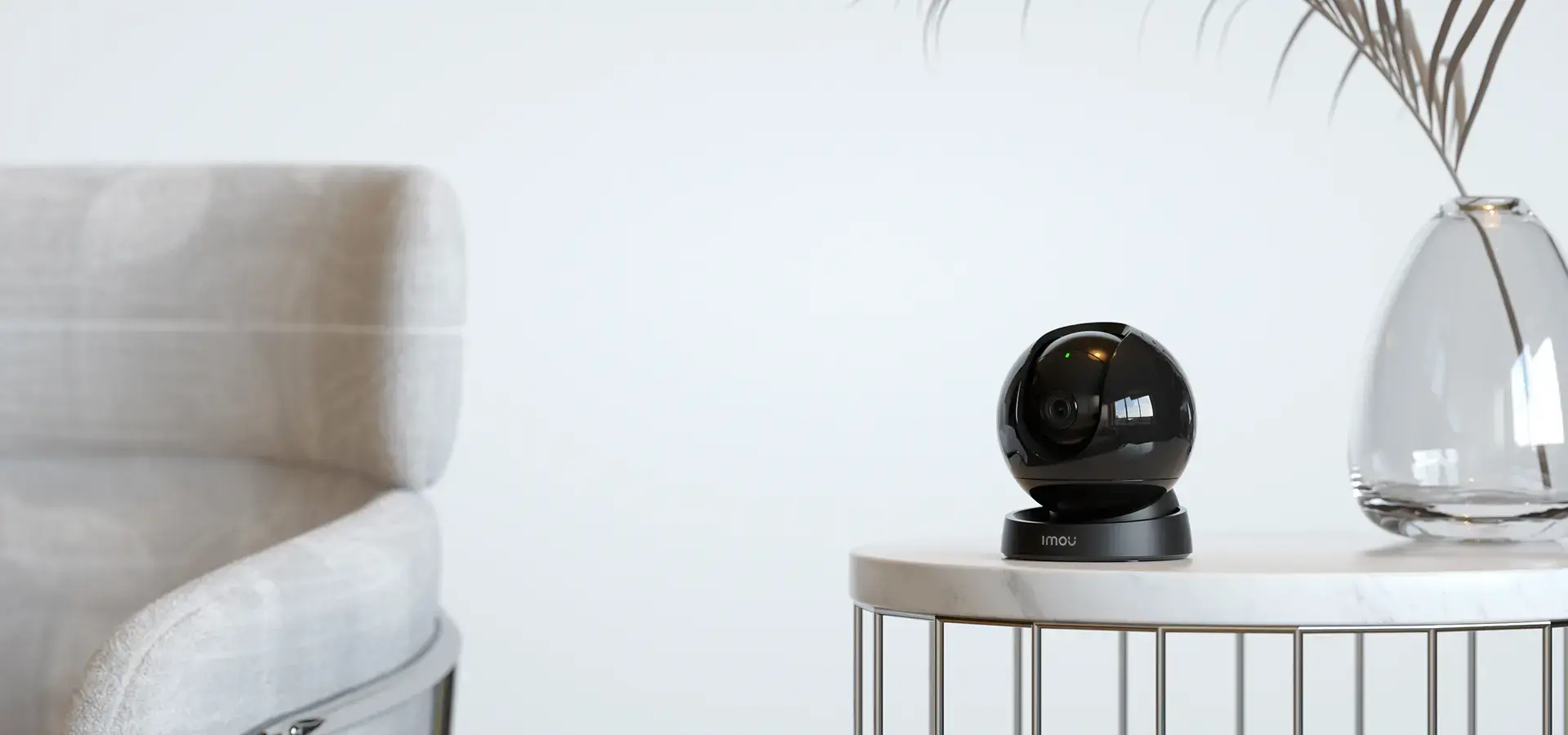 IMOU Rex 2D 5MP 3K Indoor WiFi Security Camera 360 Rotate Human Detection Smart Tracking Two Way Talk Night Vision Baby Monitor - Black