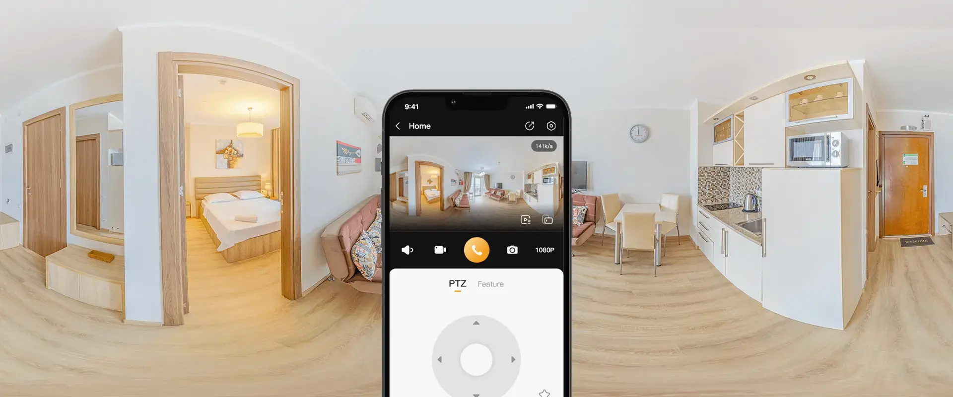 Imou Rex VT 5MP Indoor Security Camera with Video Intercom 360 View and Two Way Video Call