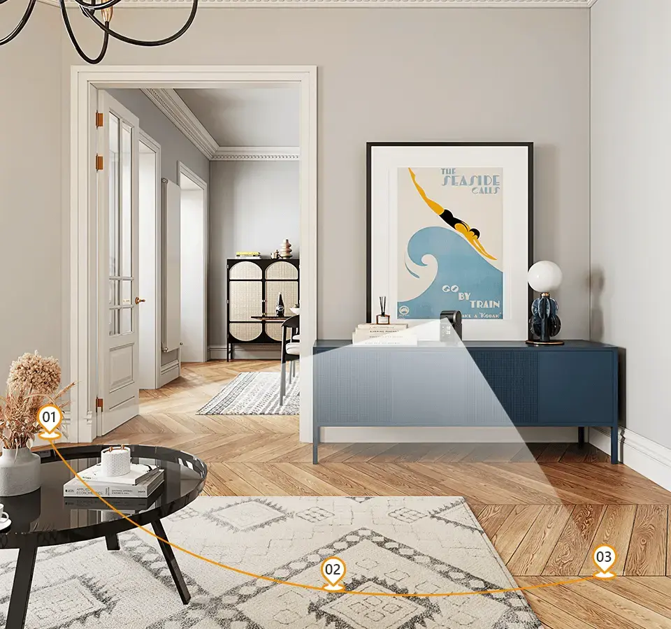 Imou Rex VT 5MP Indoor Security Camera with Video Intercom 360 View and Two Way Video Call