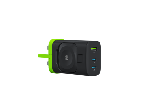 Goui iWall Charger with Apple Watch Charger PD 43W - Black