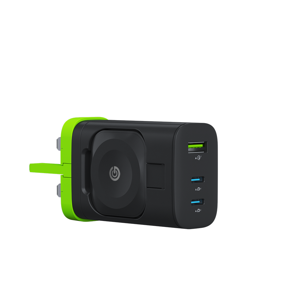 Goui iWall Charger with Apple Watch Charger PD 43W - Black