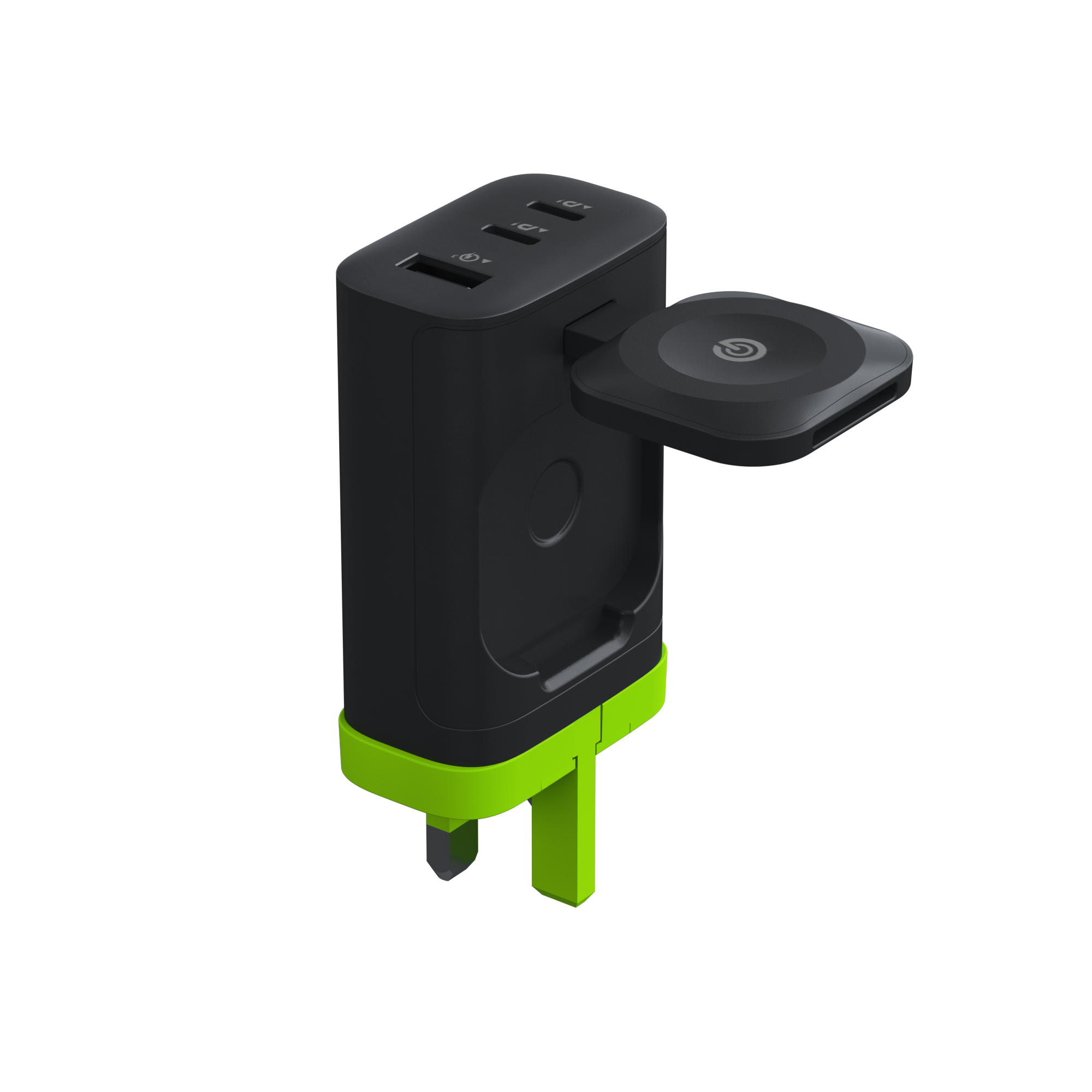 Goui iWall Charger with Apple Watch Charger PD 43W - Black