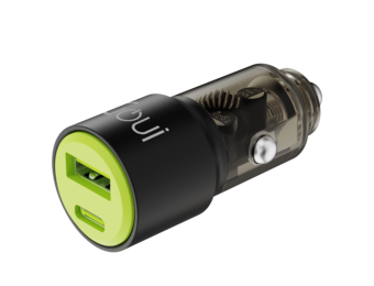 Goui Nano Transparent GEAR PD Car Charger 2 Prot 65W