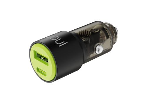 Goui Nano Transparent GEAR PD Car Charger 2 Prot 65W