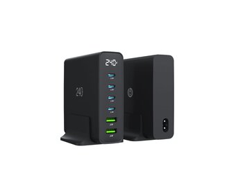 Goui GAN 6-Port Desktop Charger 240W - Black