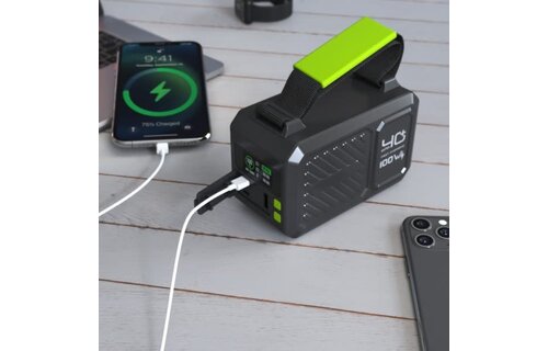 Goui Beast 100W Power Station Fast Charging with LED Flash Light 40K - Black
