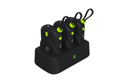 Goui Station Power Banks 3x 10,000mAh MagSafe Magnetic Wireless Charging - Black