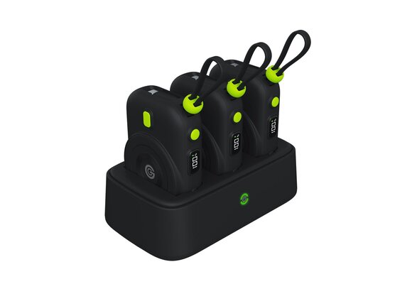 Goui Station Power Banks 3x 10,000mAh MagSafe Magnetic Wireless Charging - Black
