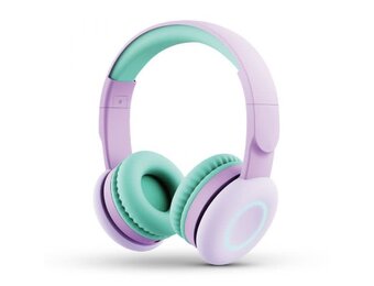Maestro Macaron Kids Foldable Wireless Headphone - Purple