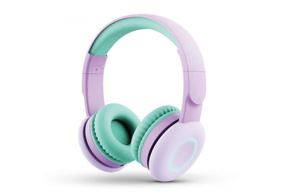 Maestro Macaron Kids Foldable Wireless Headphone - Purple