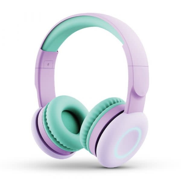 Maestro Macaron Kids Foldable Wireless Headphone - Purple